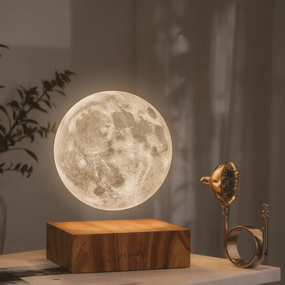 Levitating Moon Lamp, Magnetic Floating Base