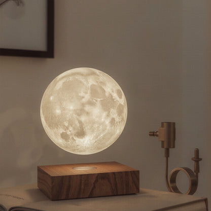 Levitating Moon Lamp, Magnetic Floating Base