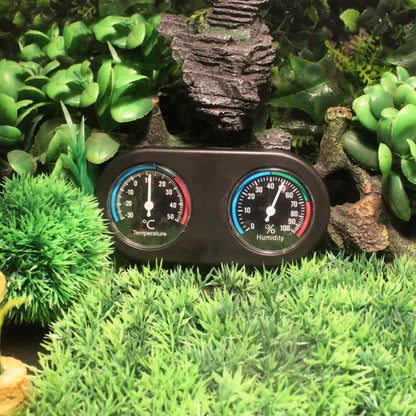 Stick-On Terrarium Thermometer and Hygrometer Dial