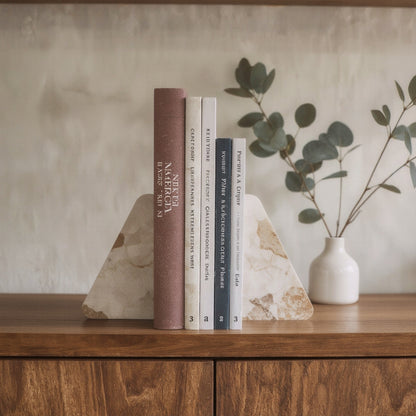 Travertine Arched Bookend, Minimalist - home decor piece, view 5 of 5
